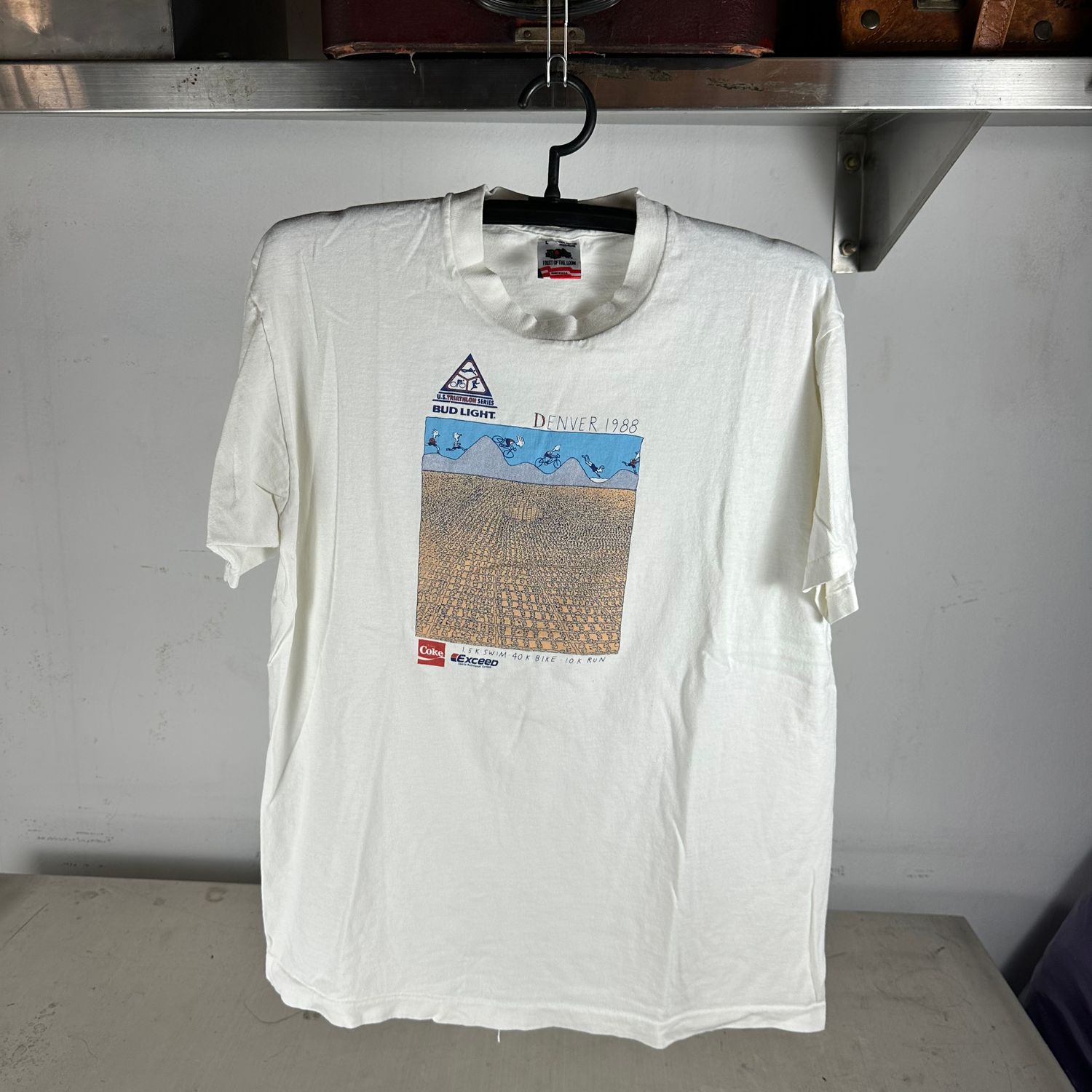 ​Vintage 1988 Denver US Triathlon Series Promo Single Stitch T-shirt