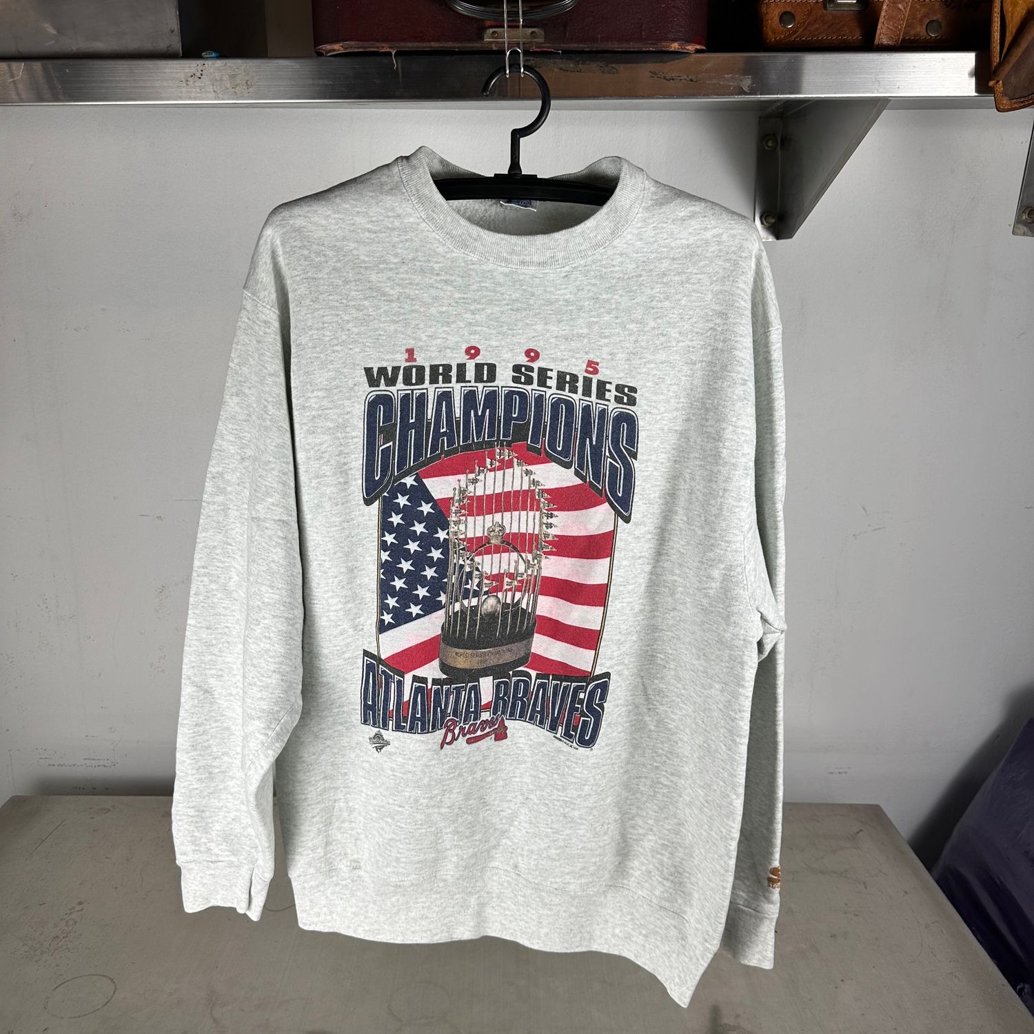 ​Vintage 1995 Atlanta Braves MLB World Champions Starter Sweatshirt