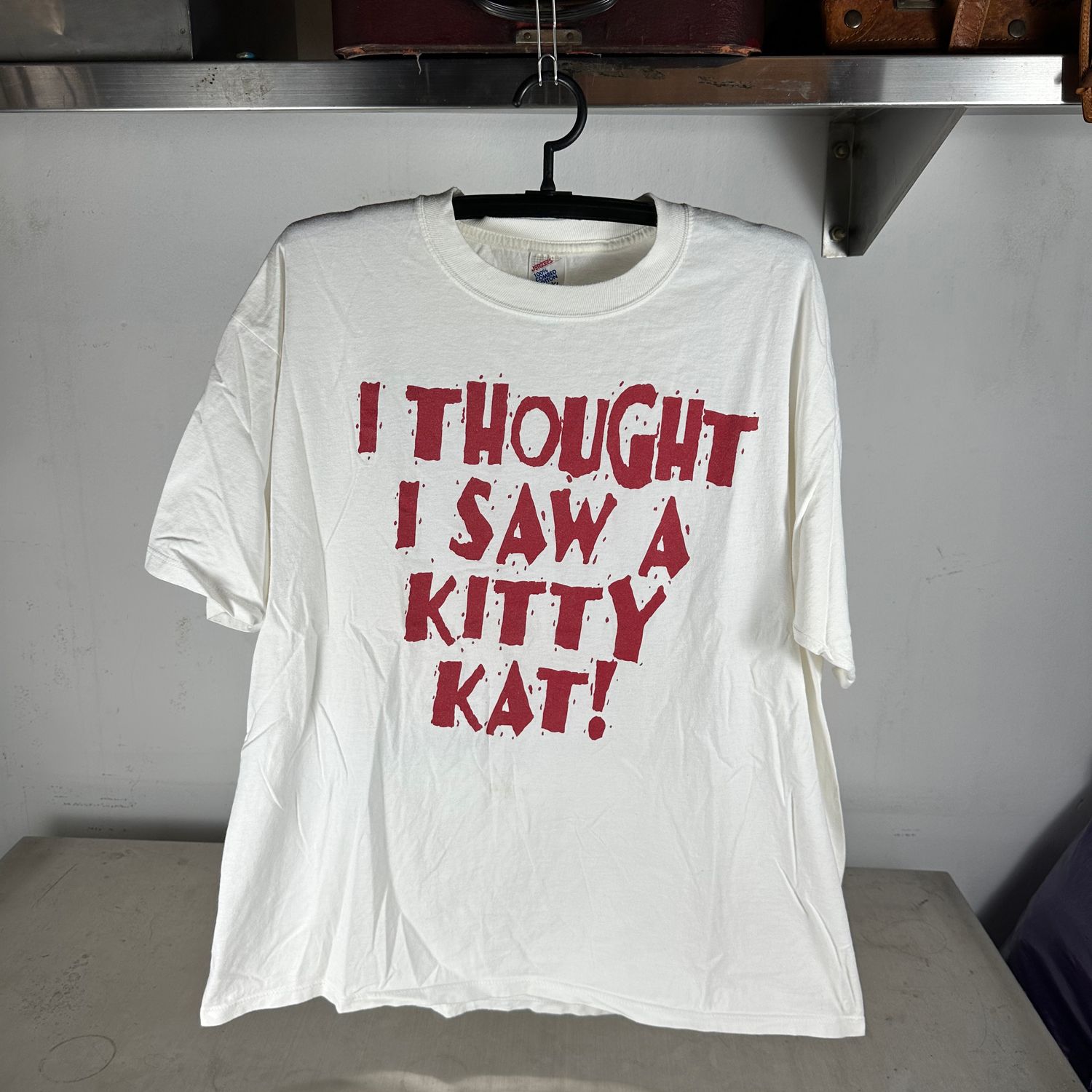 ​Vintage 1996 Alabama Crimson Tide NCAA I Saw A Kitty Graphic T-shirt
