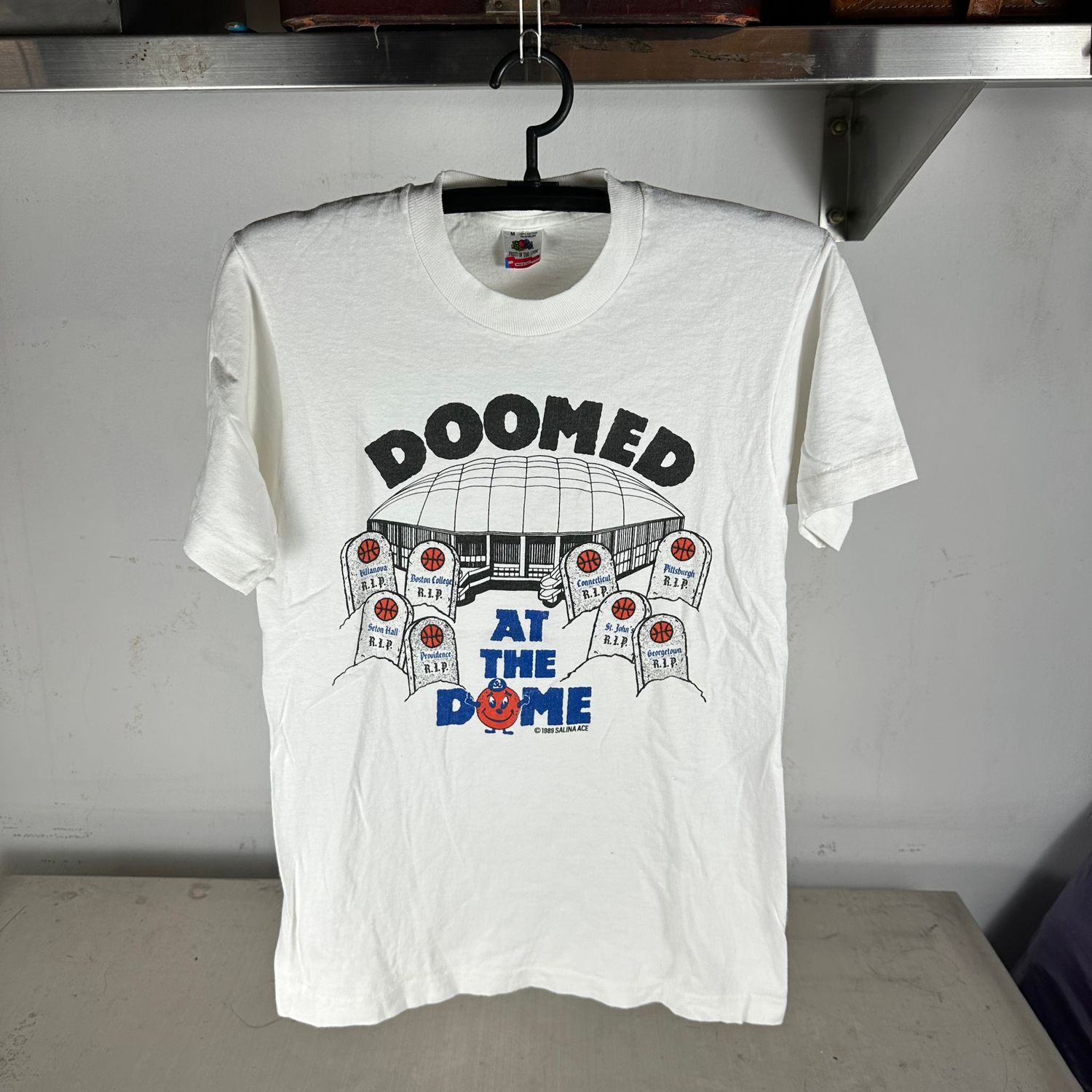 ​Vintage 1989 Syracuse Orangemen Doomed At The Dome NCAA T-shirt