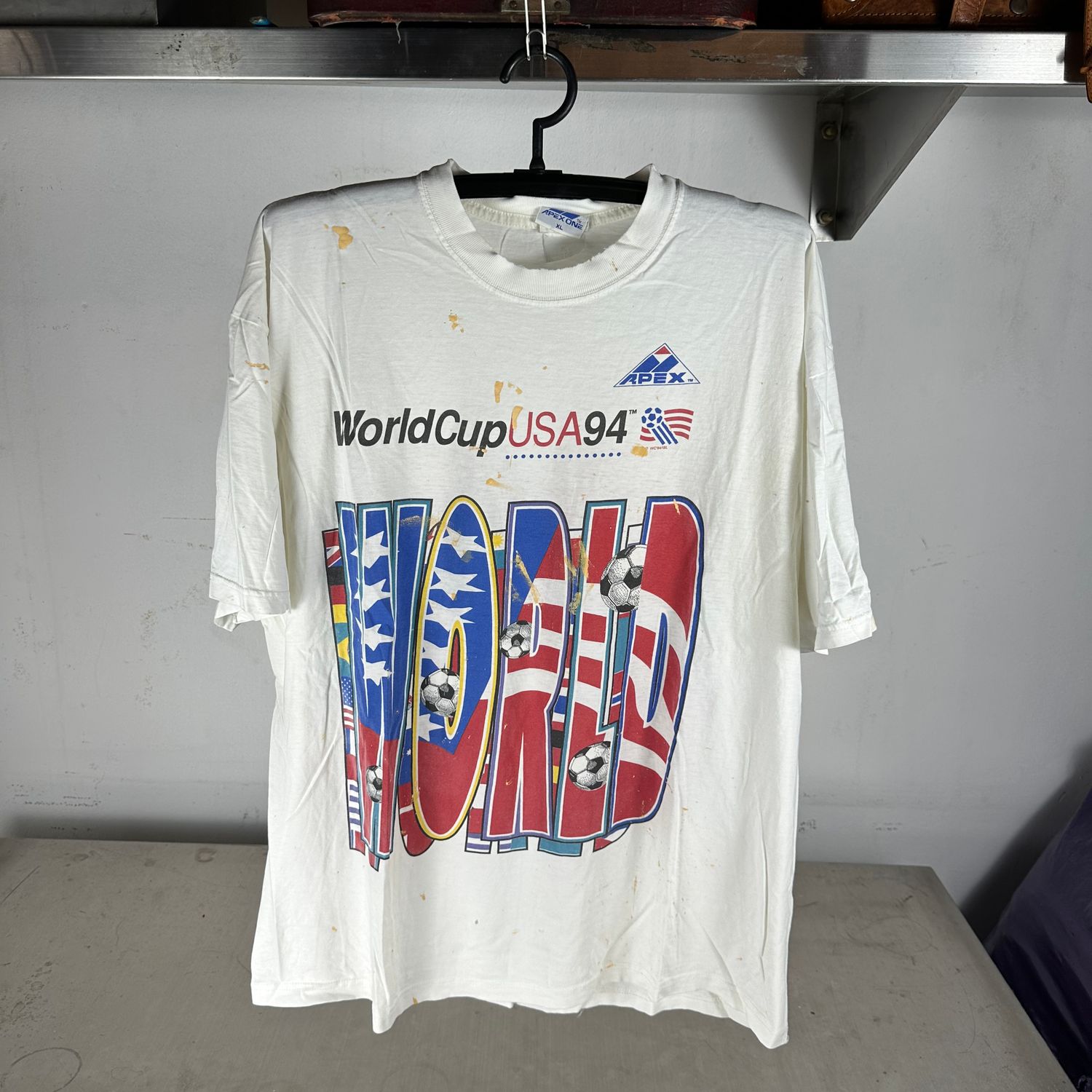 ​Vintage 1994 USA Soccer World Cup Graphic Double Sided T-shirt