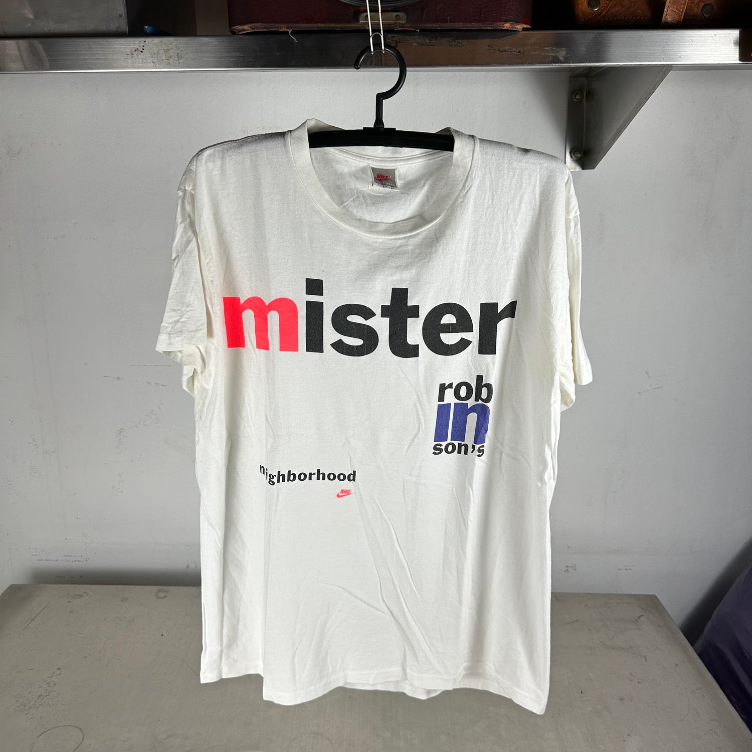 ​Vintage Nike 90s Mister David Robinson's Neighborhood T-shirt