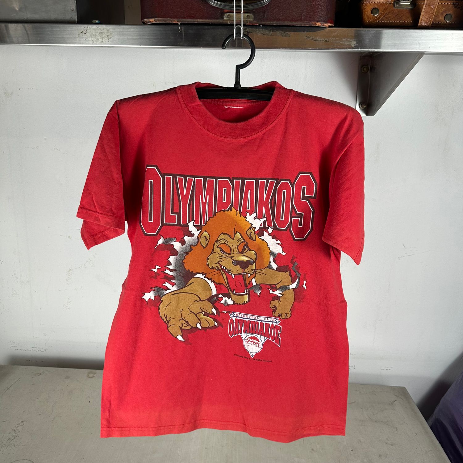 ​Vintage 90s Olympiacos BC Basketball Club Breakthrough T-shirt