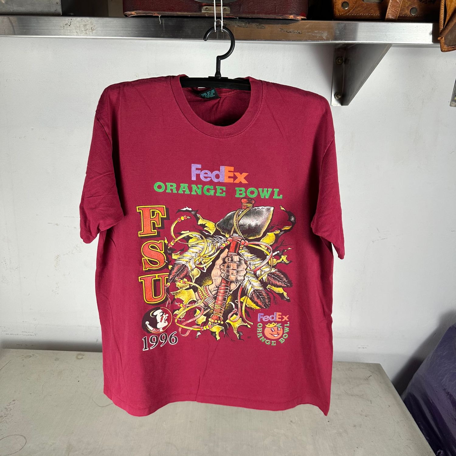 ​Vintage 1996 FSU Seminoles NCAA Orange Bowl Graphic T-shirt