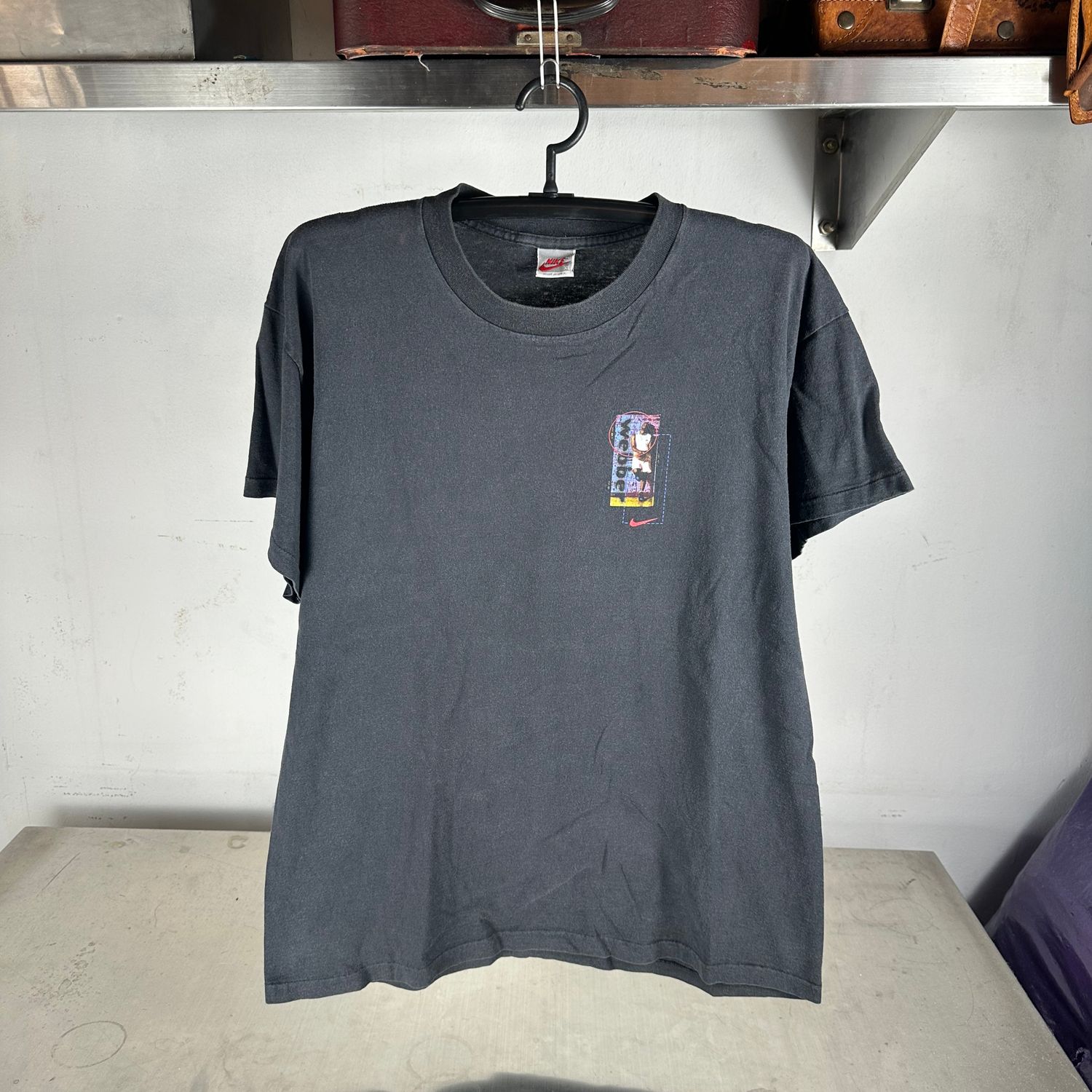 ​Vintage Nike 90s Chris Webber Basketball Graphic Double Sided T-shirt
