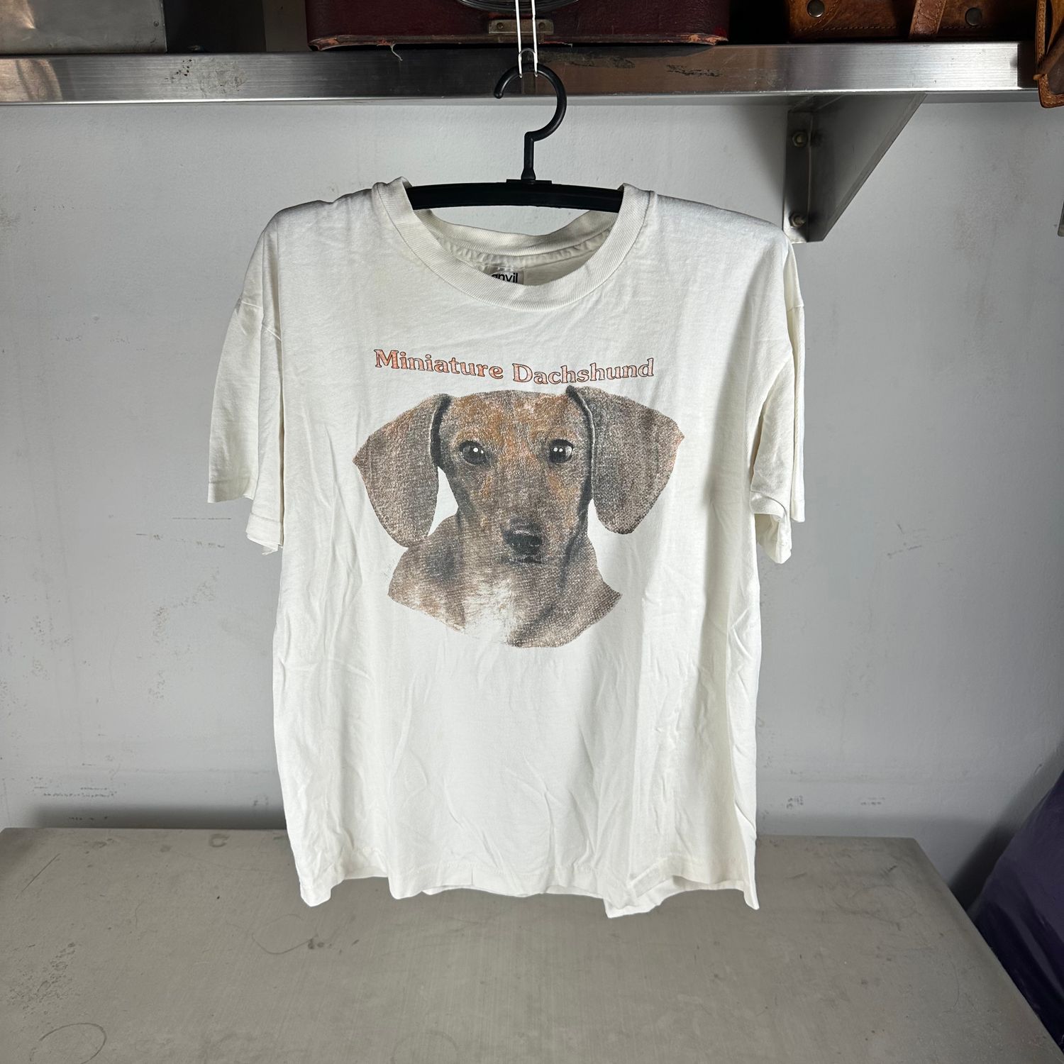 ​Vintage 90s Miniature Dachshund Dog Breed Graphic Single Stitch T-shirt
