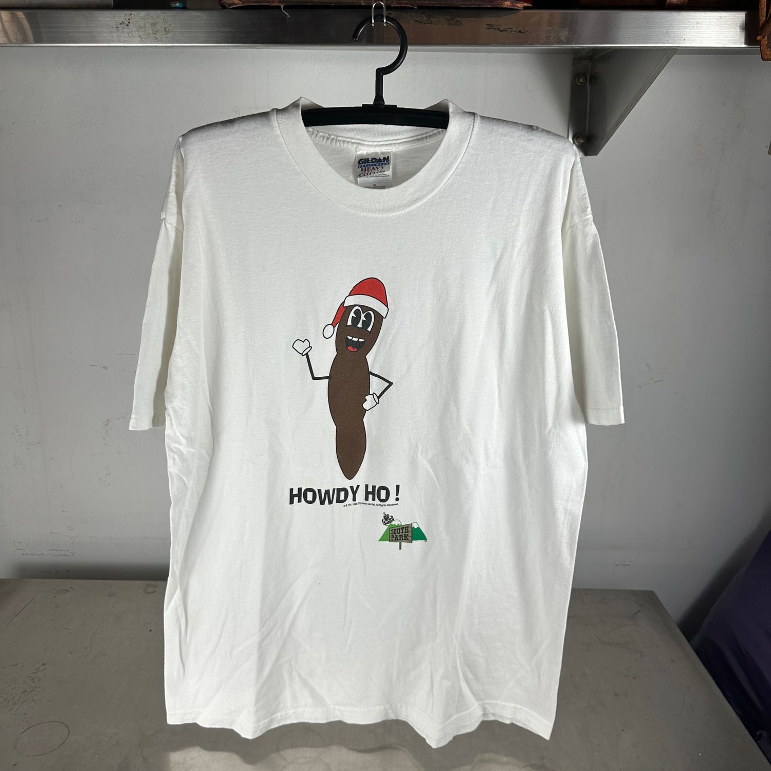 ​Vintage 1998 South Park Mr. Hankey Howdy Ho! Graphic Promo T-shirt