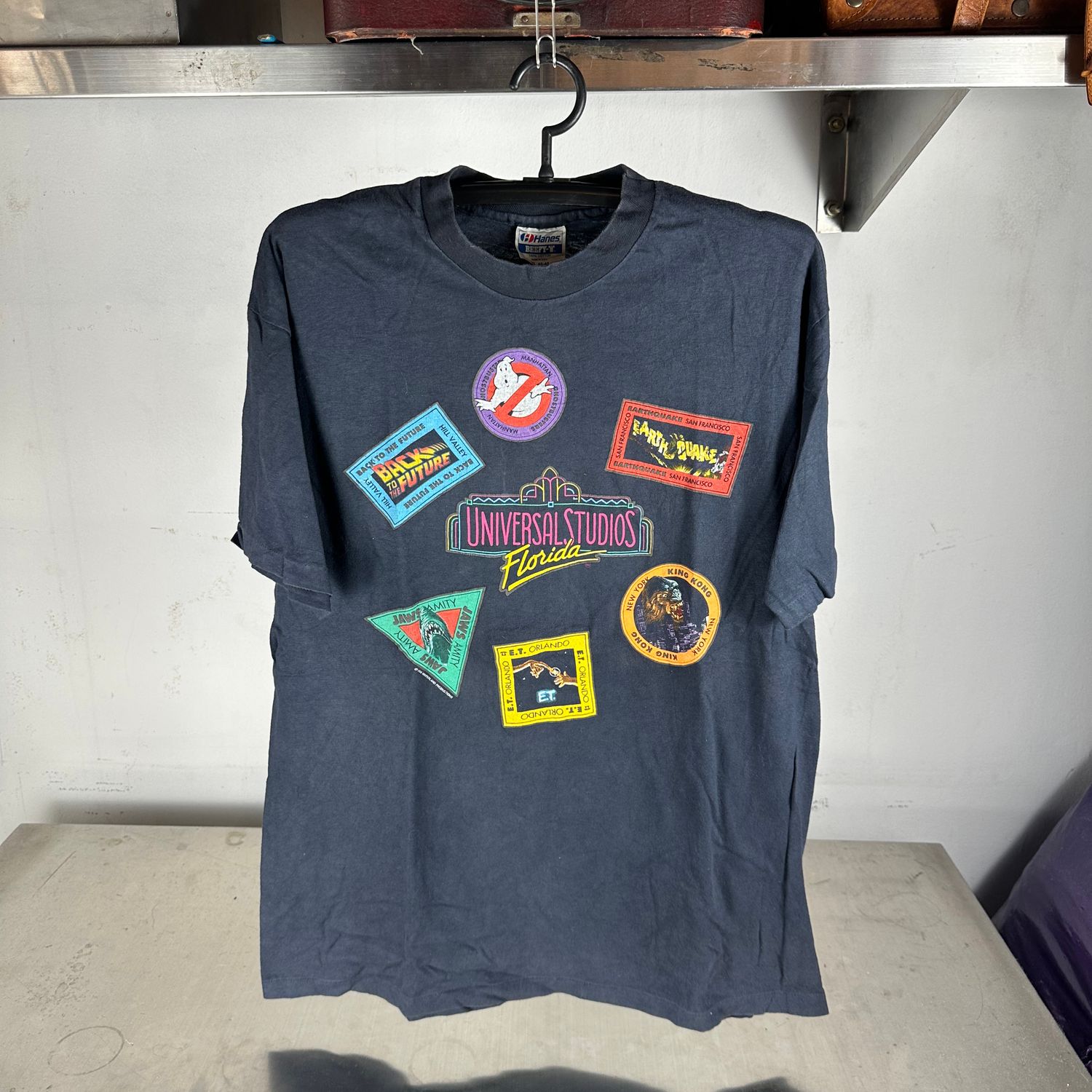 ​Vintage 1989 Universal Studios Movies Artwork Promo T-shirt