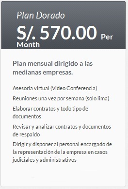 Plan Asesoria Legal Dorado
