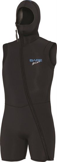 Bare 7 mm Step In S-flex Hooded Vest Heren *