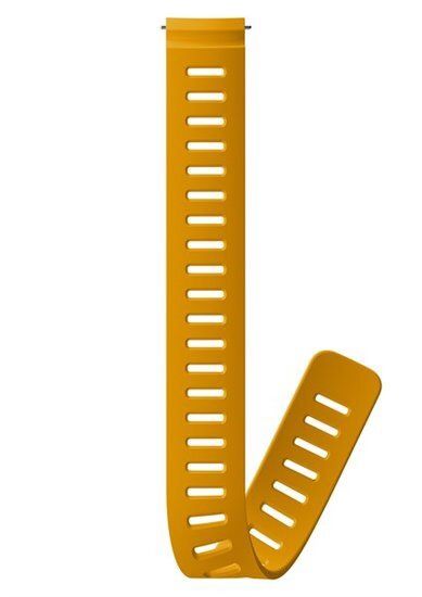Suunto 24mm dive 1 silicone extension strap D5 amber xl