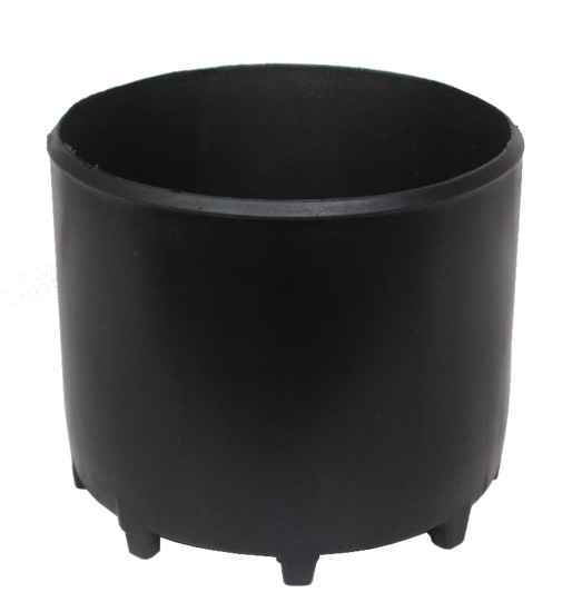 flesvoet 5 of 7 liter diameter 140mm