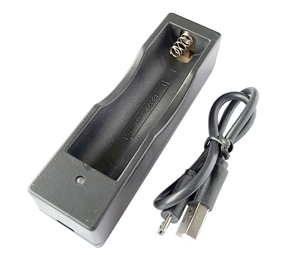 USB charger voor enkele 18650 batterij