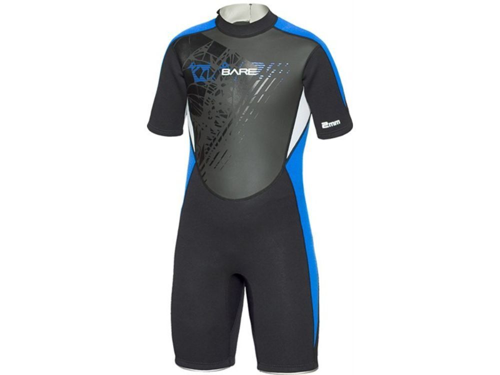 Bare 2mm Manta Shorty Blue - Kinderen