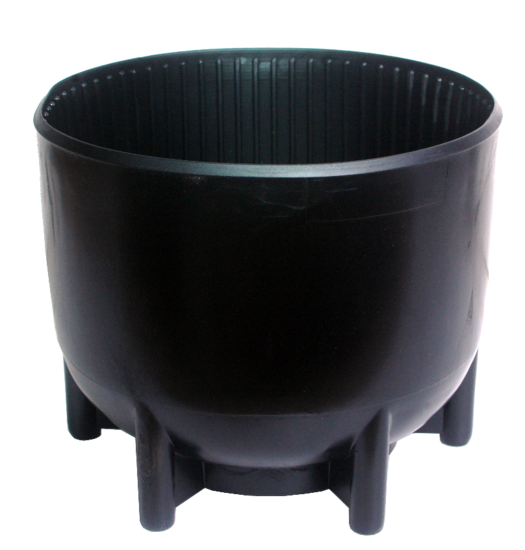 Flesvoet 12 of 15 liter diameter 204 mm