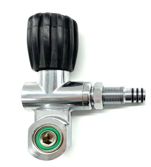 Second outlet right for barrel valve 232 bar