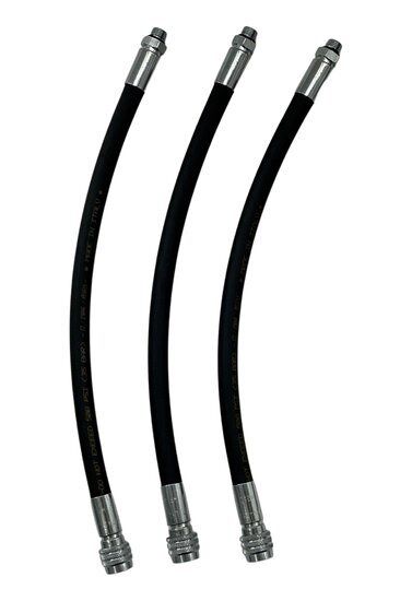 Inflatorslang rubber 30 cm