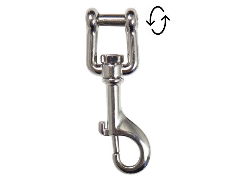 Highland SS Shackle Bolt Snap 100 mm