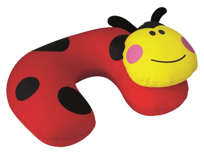 Travel pillow animal/kids Lieveheersbeestje