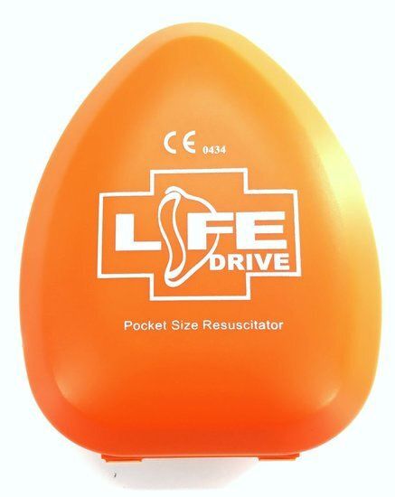 CPR pocket masker met O2 aansluiting