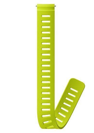 Suunto 24mm dive 1 silicone extension strap D5 lime xl
