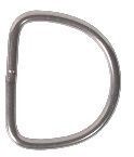 stainless steel d-ring 6 cm x 5 mm
