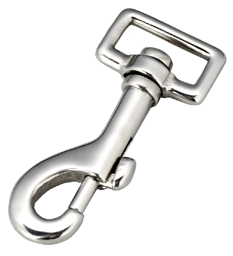 Swivel Loop Snap RVS 76 mm