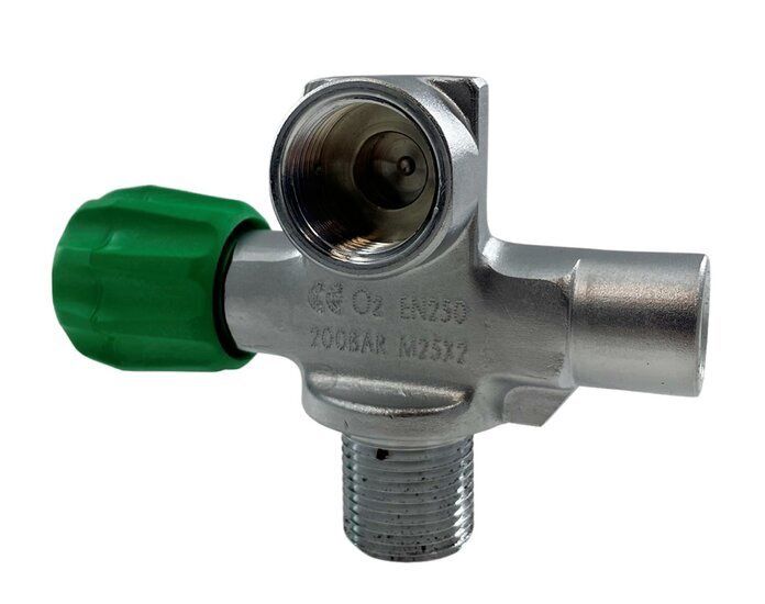 Lateral Valve M26 Links 232 bar Left Nitrox