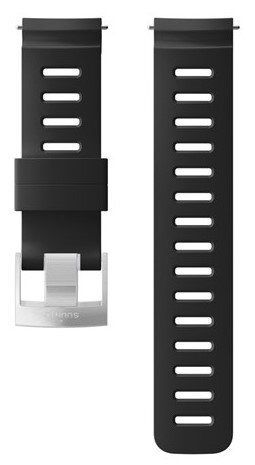 Suunto 24mm Dive 1 Silicone Strap Kit D5 Black/Steel M