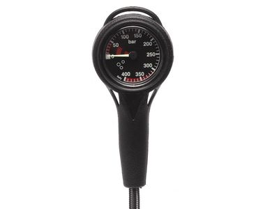 Manometer 400 bar With Miflex Black Dial *