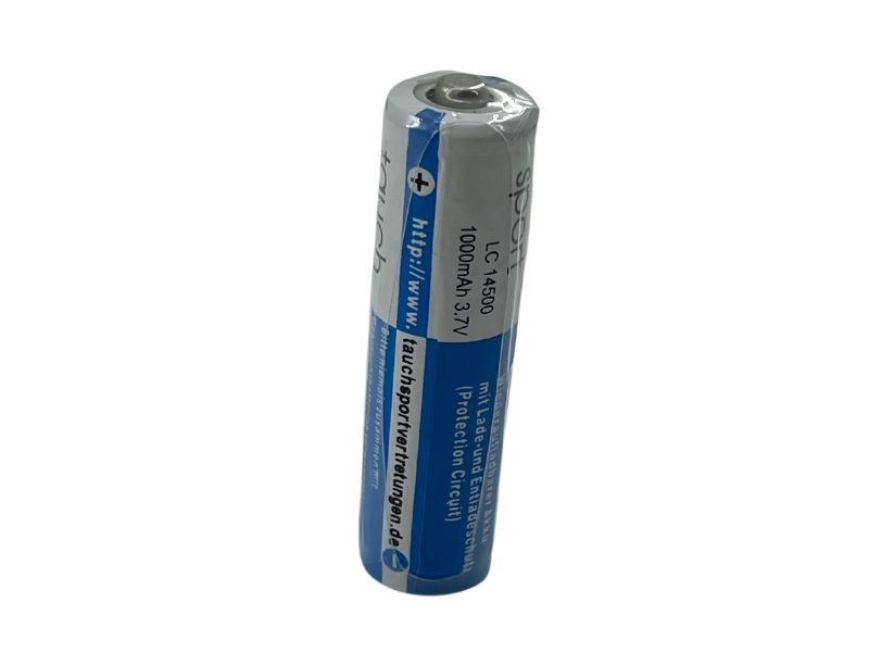 Lithium Ion Batterij 14500, 3,7V 1000mAh