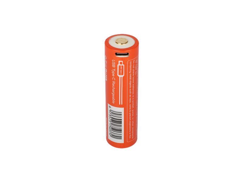 OrcaTorch 21700 C-USB Batterij 5000mAh