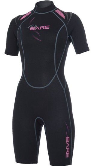 Bare shorty sport 2 mm pink Dames