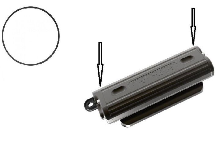 O-ring bovenkap accutank metalsub