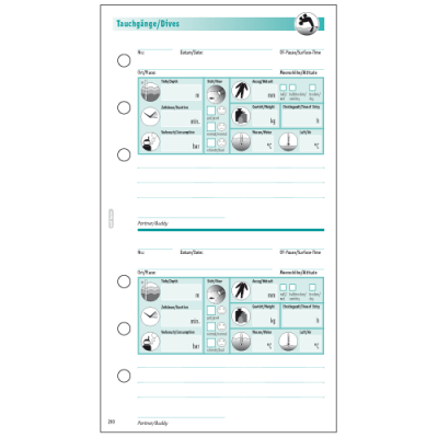 Sub-book Logboekblaadjes DUO 6-rings