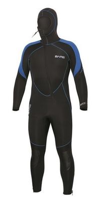 Bare S-Flex 7 mm Hooded Full Blue Men