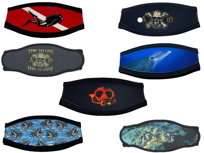 Neopreen Maskerband met opdruk
