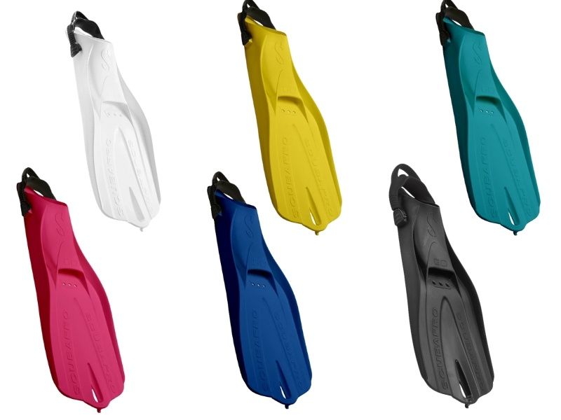 Scubapro Go Travel Schnorchelflossen Reiseflossen für Füßlinge, Socken Gr. 27-47