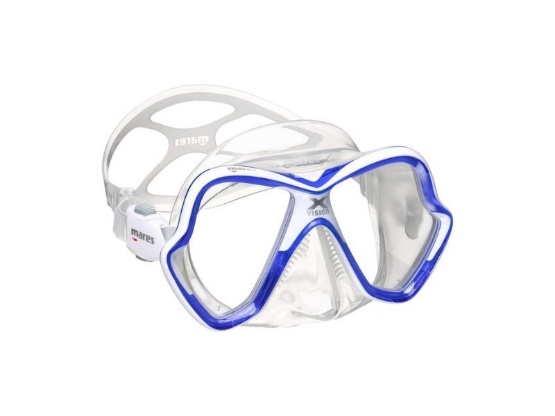 Mares Duikbril X-Vision *, Kleur: Blauw Wit