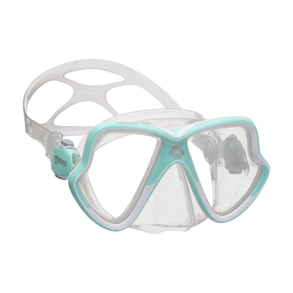 Mares duikbril X-Vision MID 2.0 *, Kleur: Aqua Wit