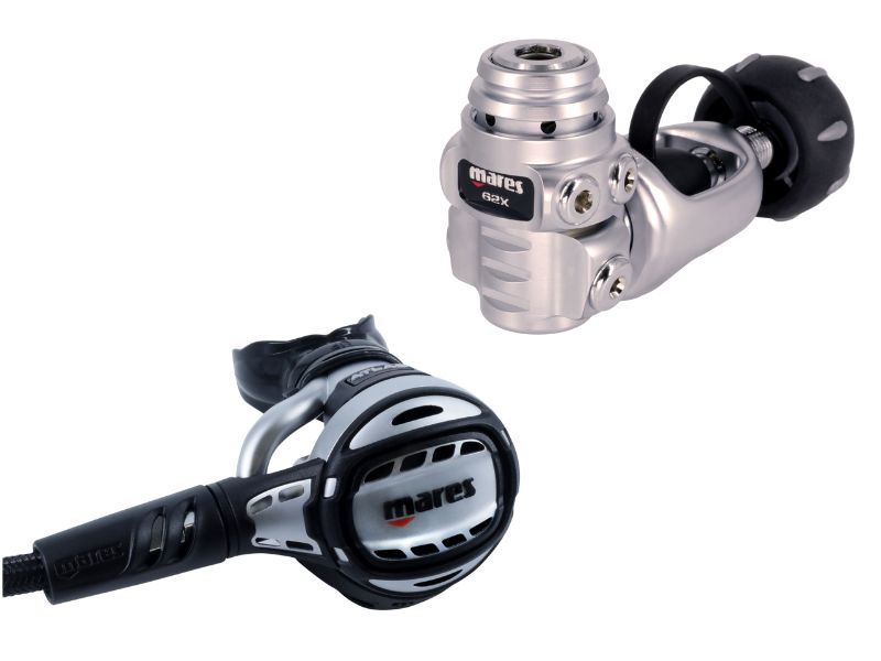 Mares Regulator Atlas 62X, Aansluiting DIN of INT: INT (Beugel