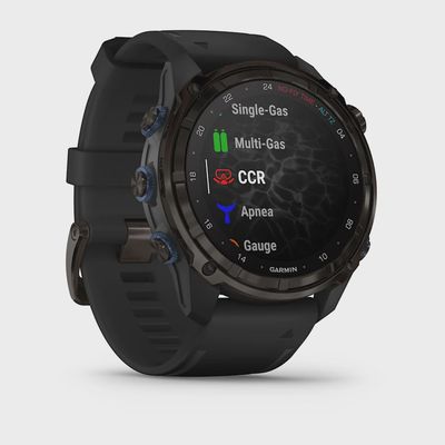 Garmin Descent Mk3i – 51 mm Koolstofgrijs DLC titanium met zwarte silicone band