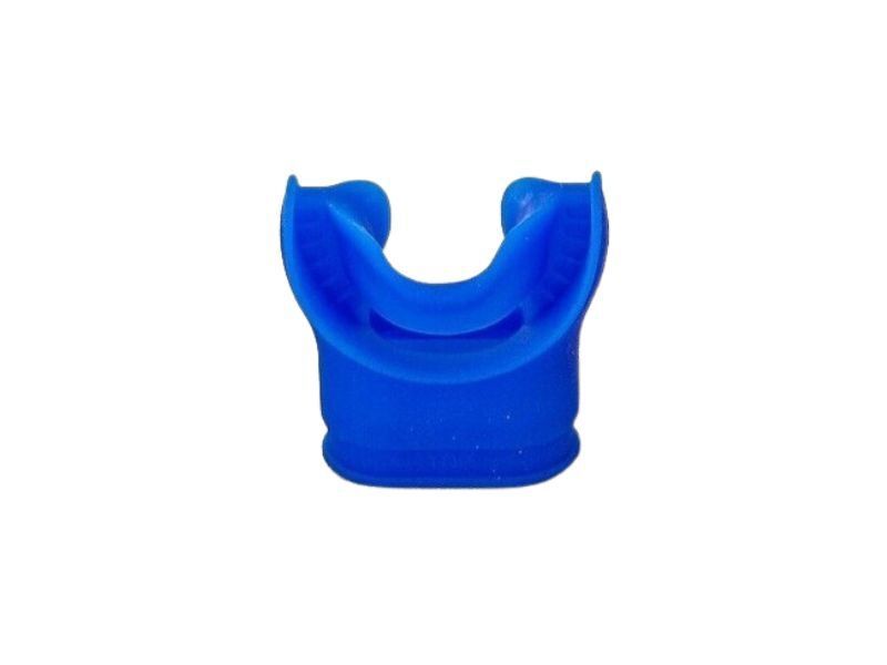 Mondstuk siliconen full color, Kleur: Blauw