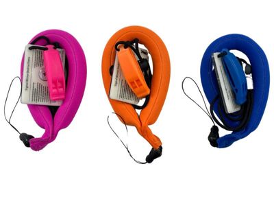 Q-dive Safety mirror , floater and whistle