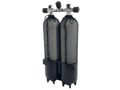 Stalen dubbelset 7 liter 232 bar *