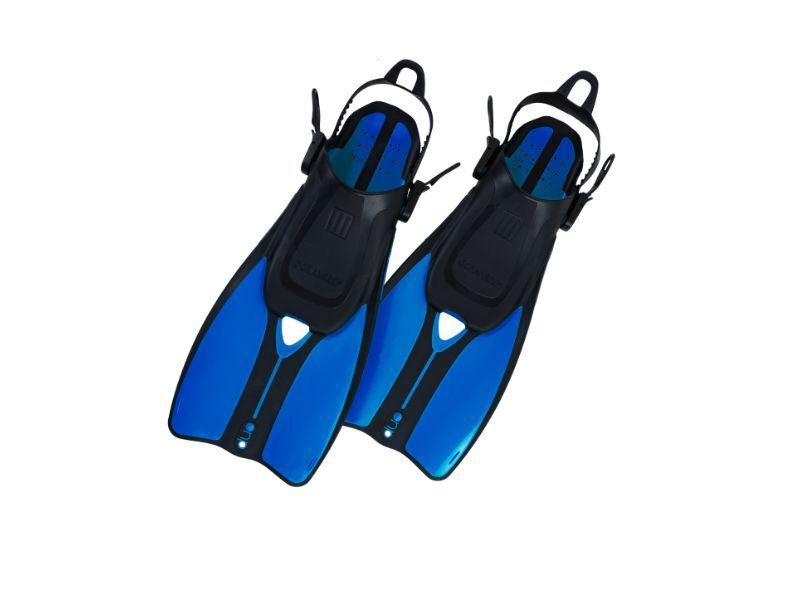 Ocean Reef Snorkelvinnen Duo II, Kleur: Blauw, Maat: S/M  (36-42)