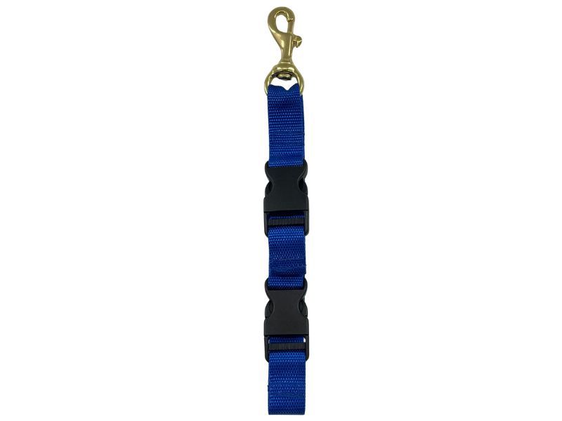 Vinnen en masker houder met clip, Kleur: Blauw