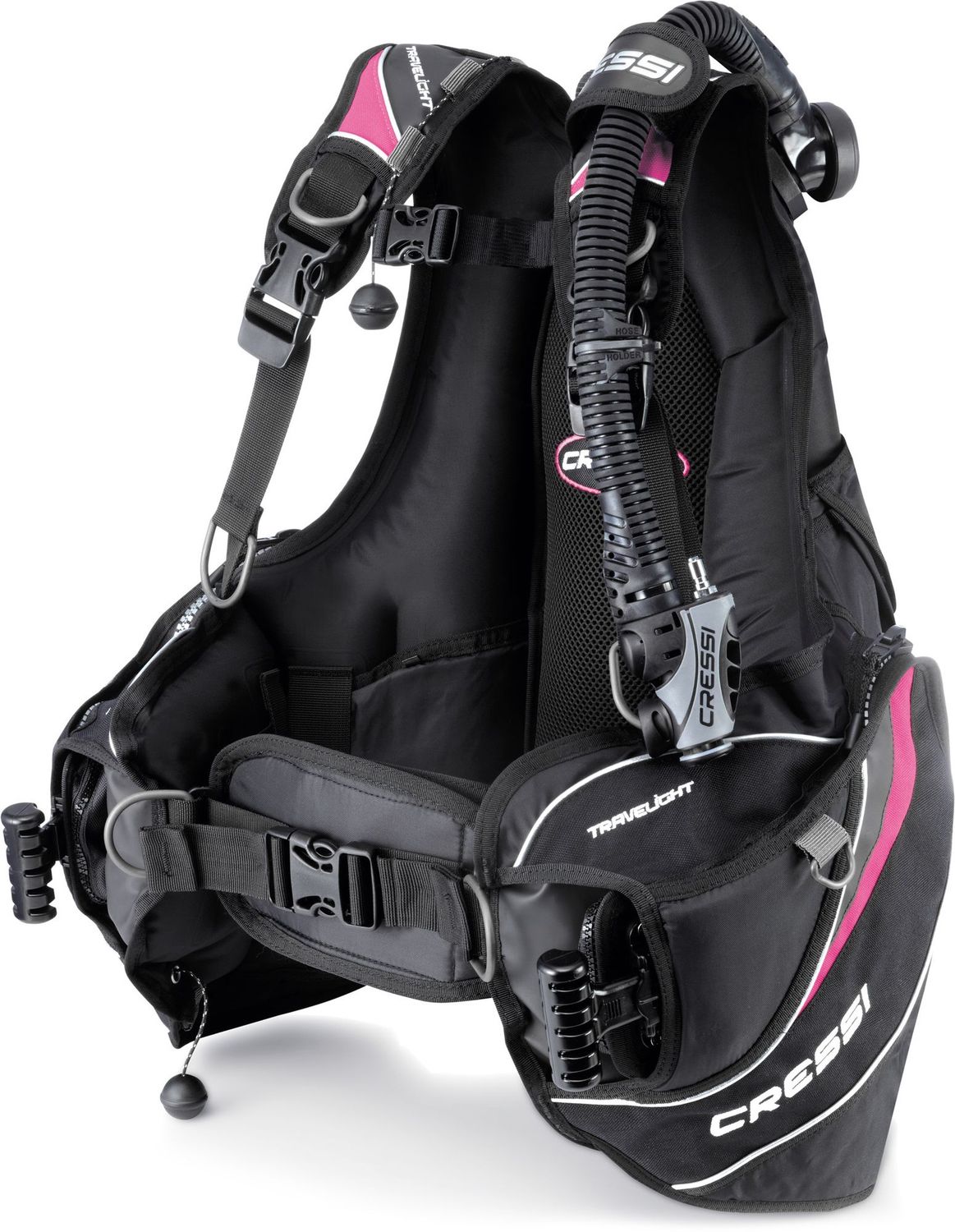Cressi Travelight B.C.D. Women Black/pink