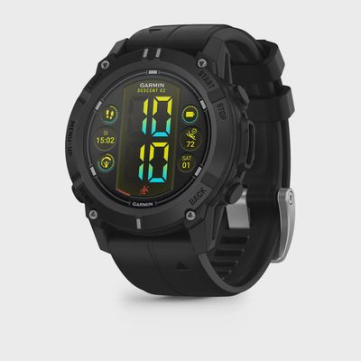 Garmin Descent G2 Zwart met zwarte band