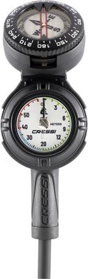 Cressi console cpd3 pres.+depth gauge vale 300 c white+comp. bar